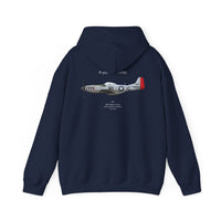 P-51D Mustang 78th FG - Hoodie printed on back