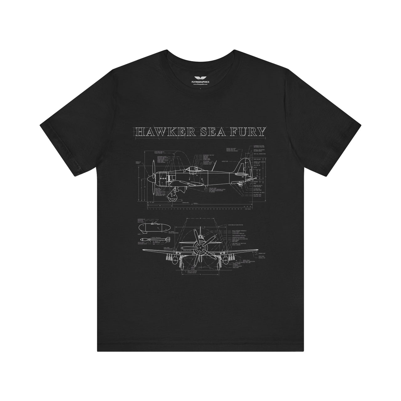 Hawker Sea Fury - T-shirt