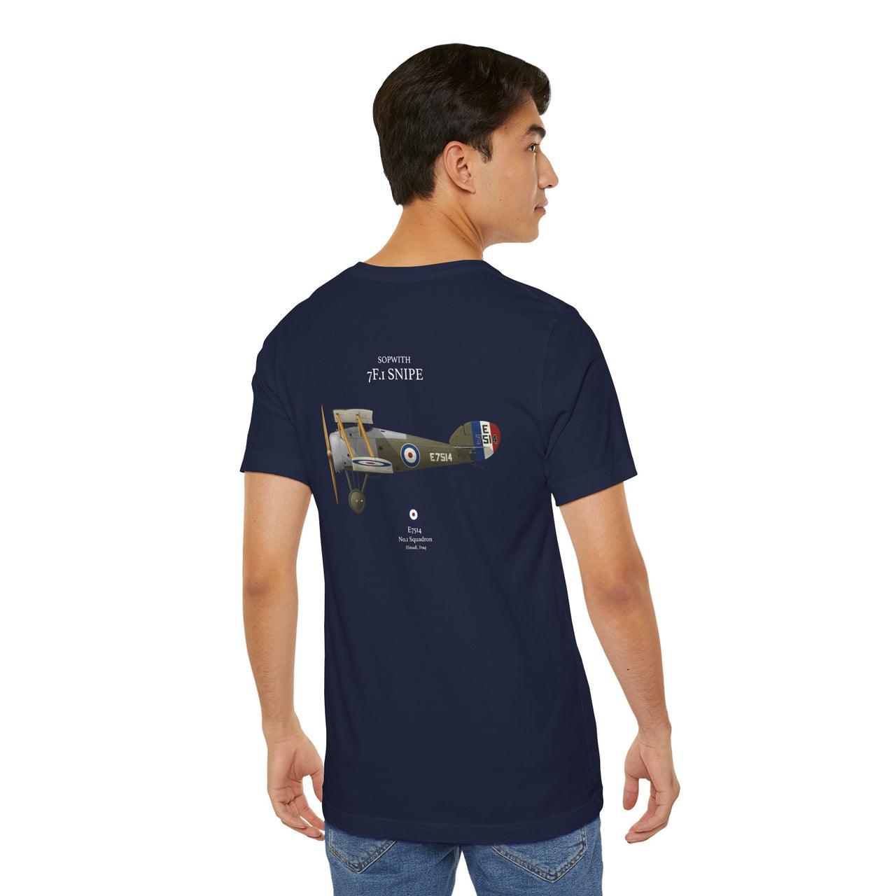 Sopwith 7F.1 Snipe - T-shirt printed on back