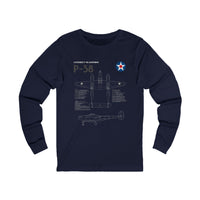 Thumbnail for P-38 Lightning - Long Sleeve Tee