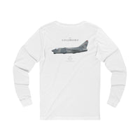 Thumbnail for A-7D Corsair II  - Long-Sleeve T-shirt printed on back