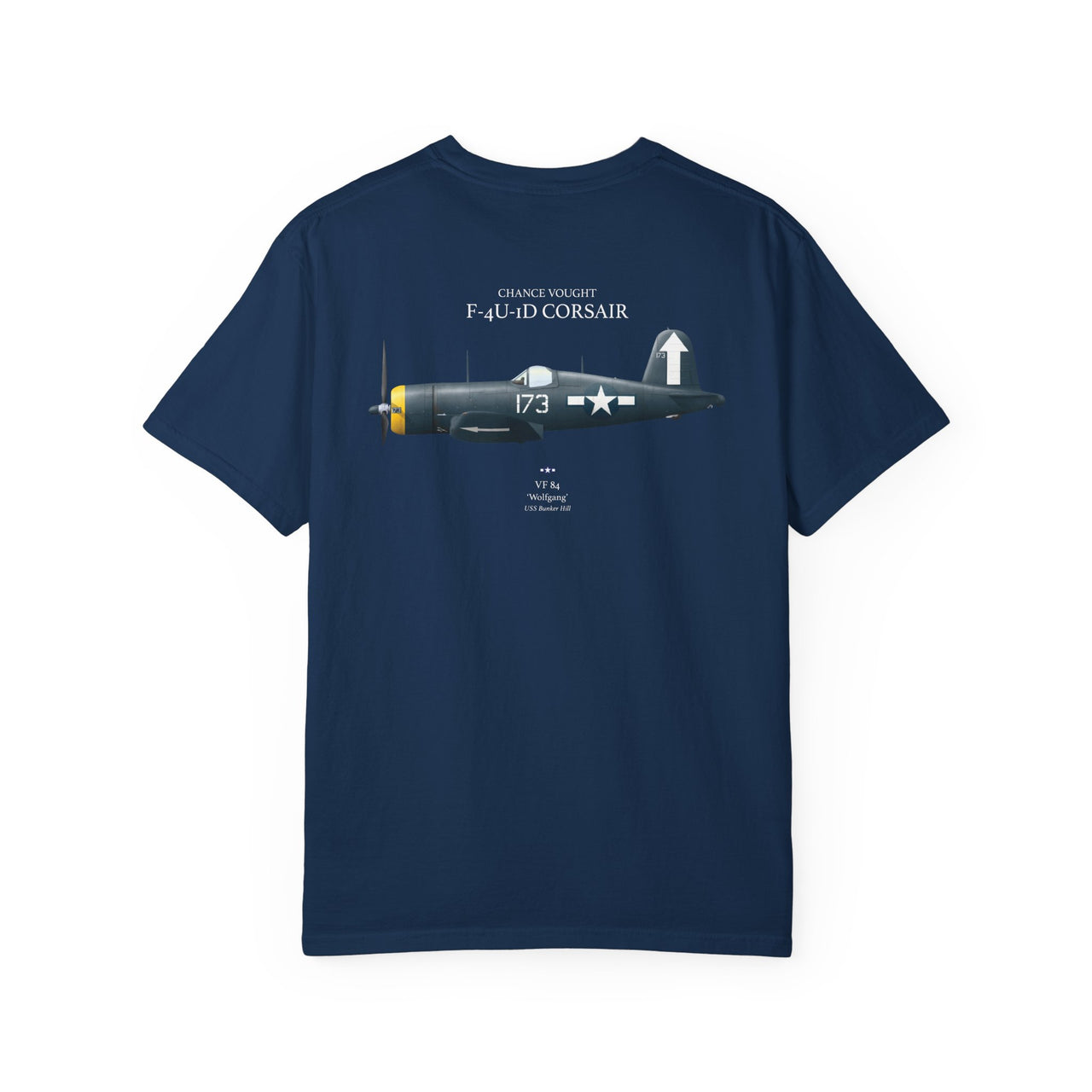 F4U-ID Corsair - T-shirt printed on back
