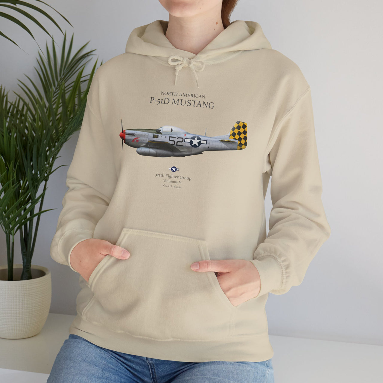 P-51D Mustang 'Shimmy V' - Hoodie