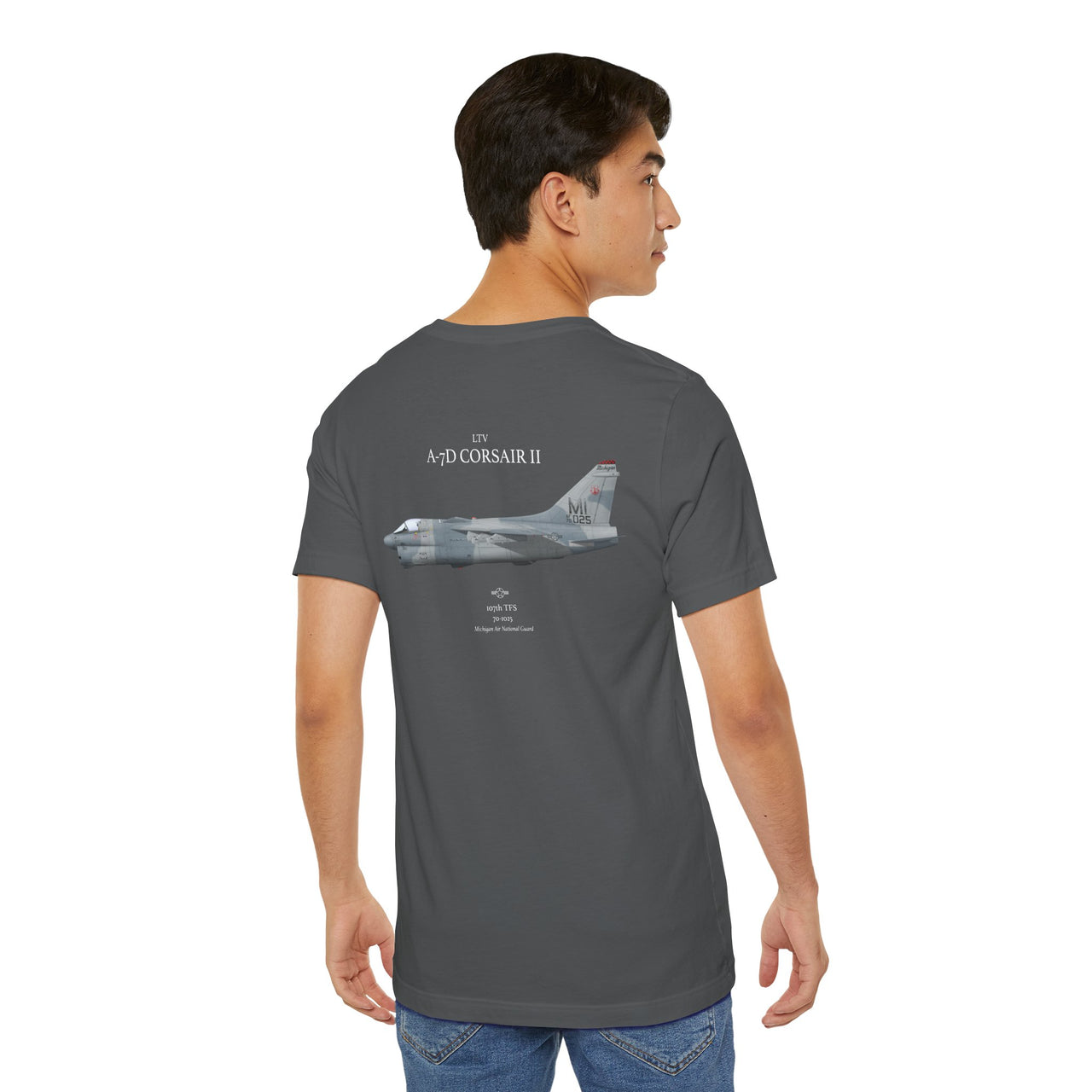 A-7D Corsair II - T-shirt printed on back