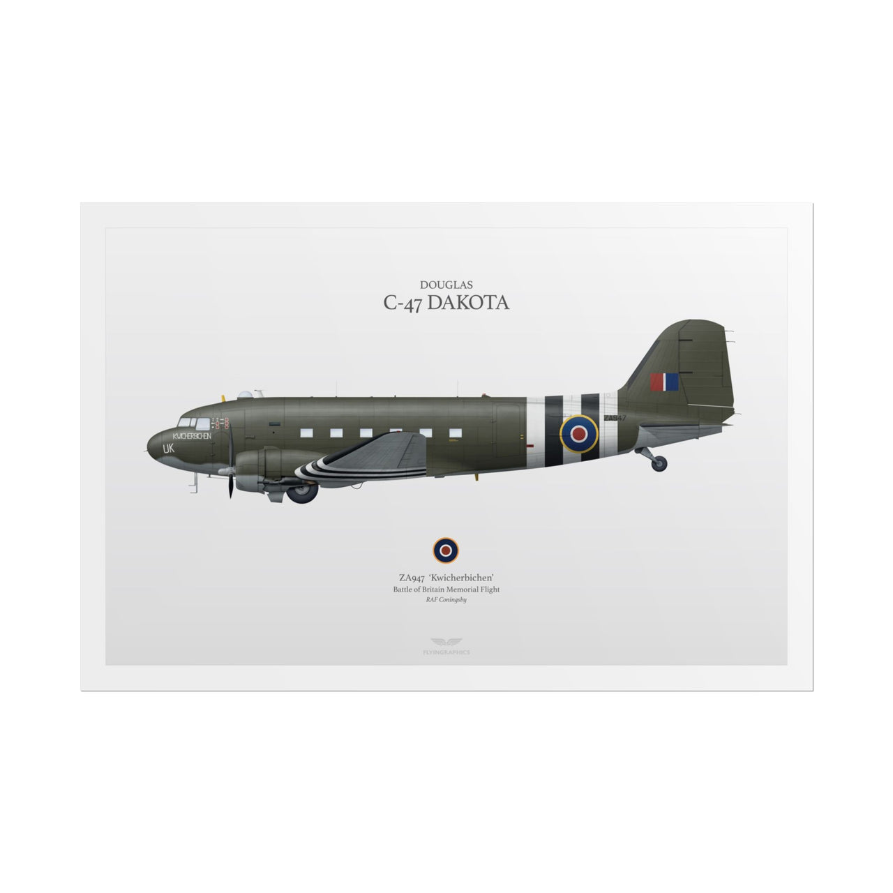 BBMF Douglas C-47 Dakota -  Rolled Poster