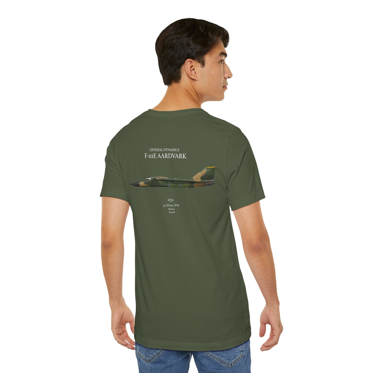 F-111E Aardvark - T-shirt printed on back