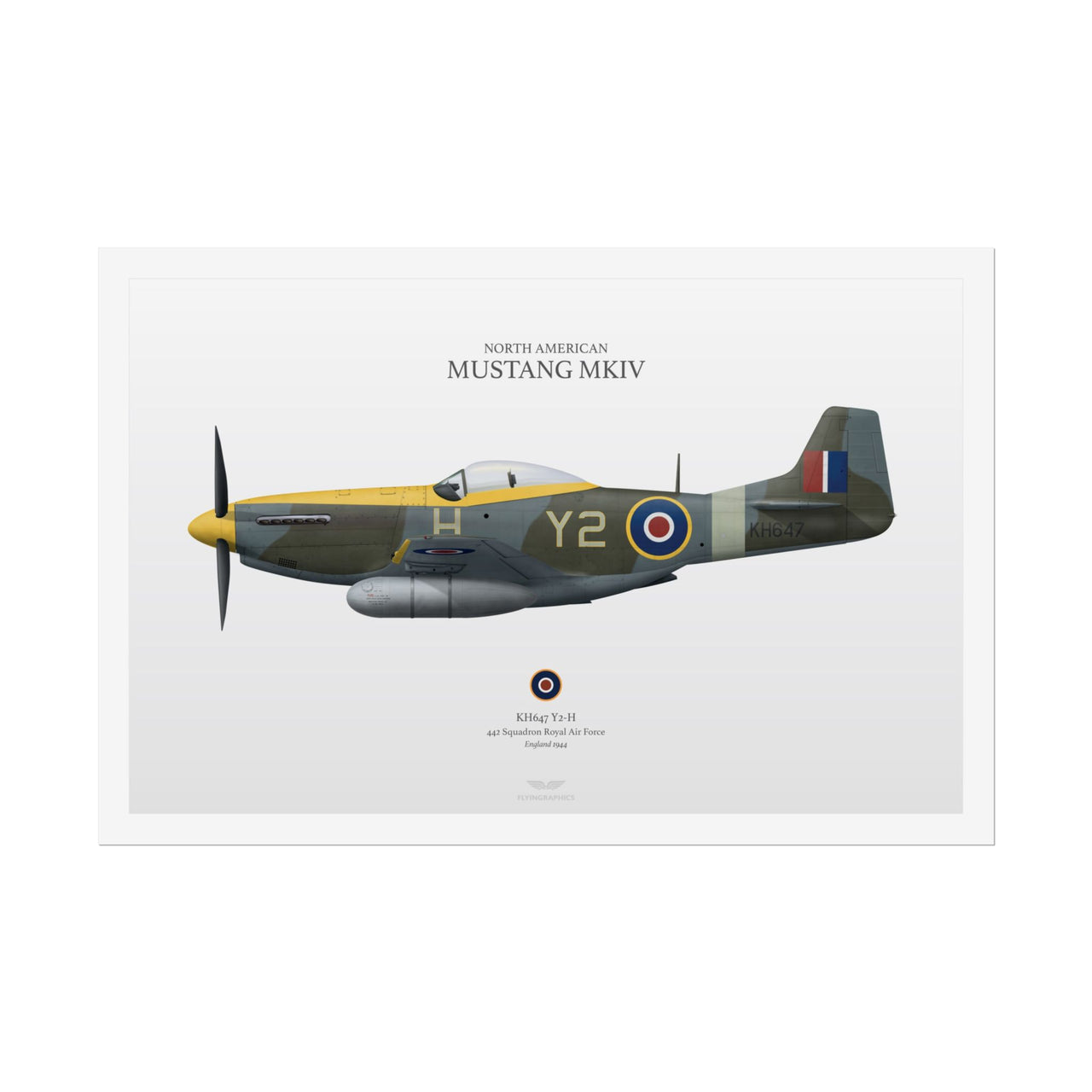 Mustang MKIV -  Rolled Poster