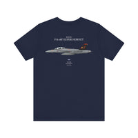 Thumbnail for F/A-18F Super Hornet 'Red Rippers' - T-shirt printed on back