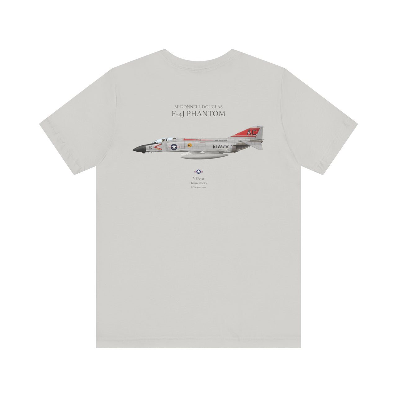 F-4J Phantom 'Tomcatters' - T-shirt printed on back