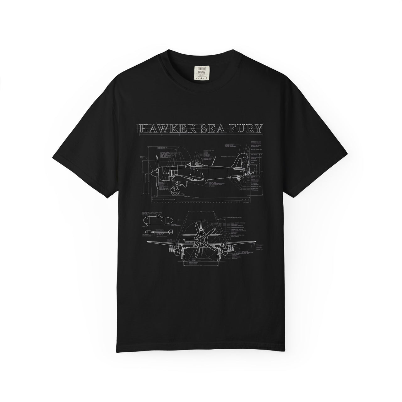 Hawker Sea Fury - T-shirt