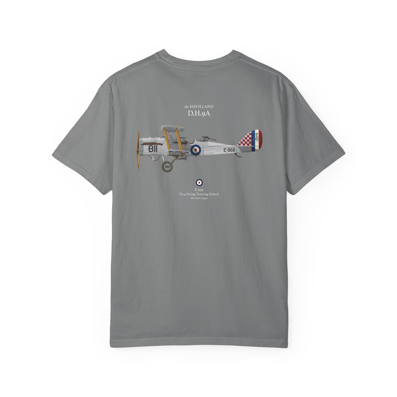 de Havilland D.H.9A - T-shirt printed on back