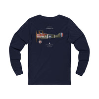 Thumbnail for Sopwith Camel F1 - Long-Sleeve T-shirt printed on back