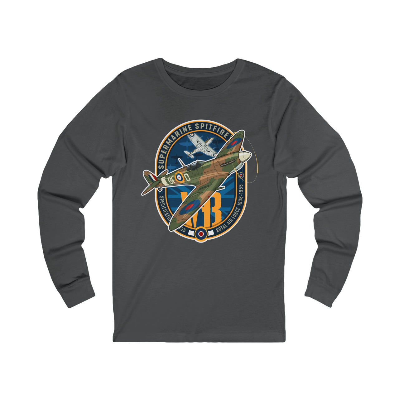 Supermarine Spitfire - Long Sleeve Tee