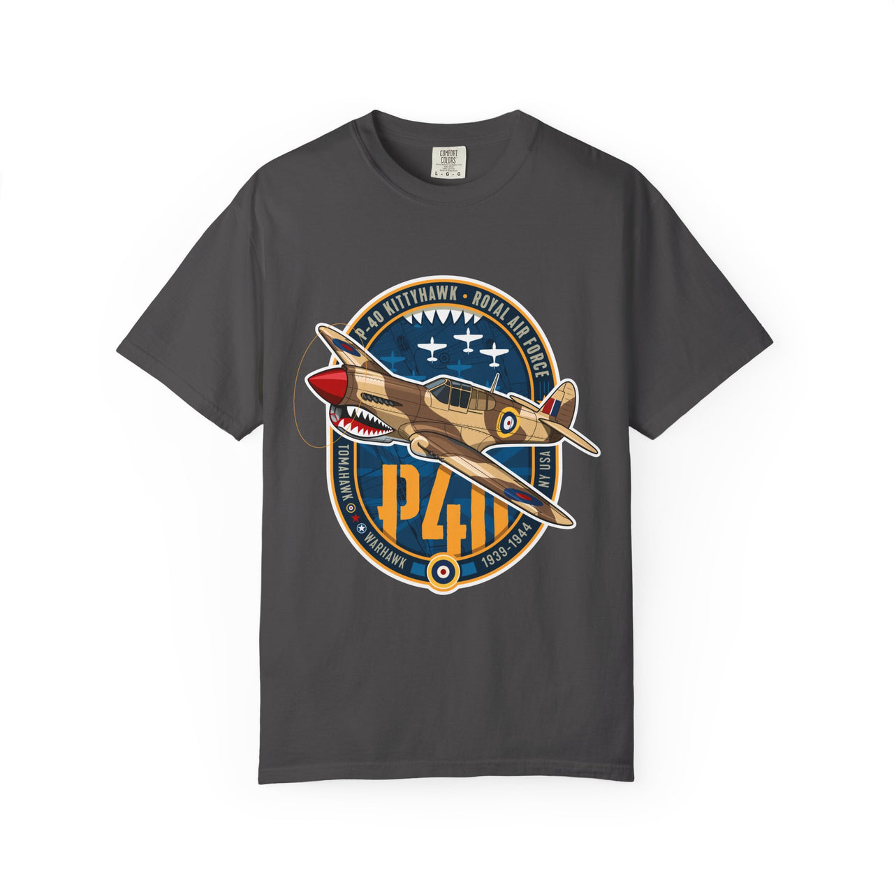 P-40 Kittyhawk - T-shirt printed