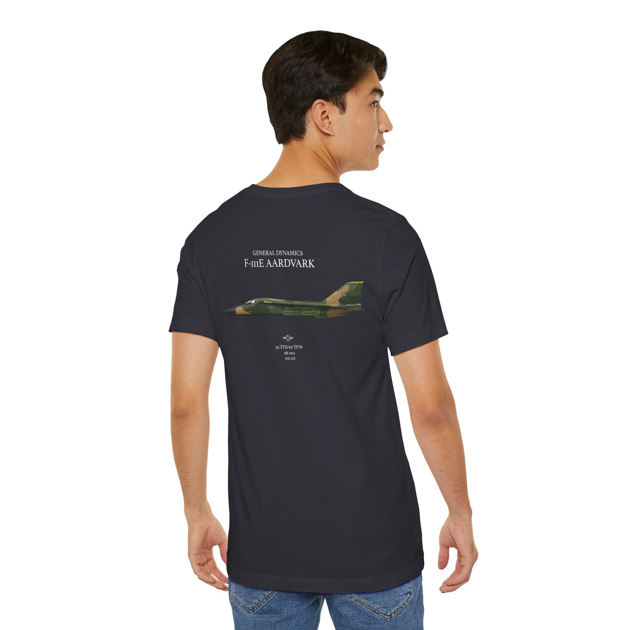 F-111E Aardvark - T-shirt printed on back