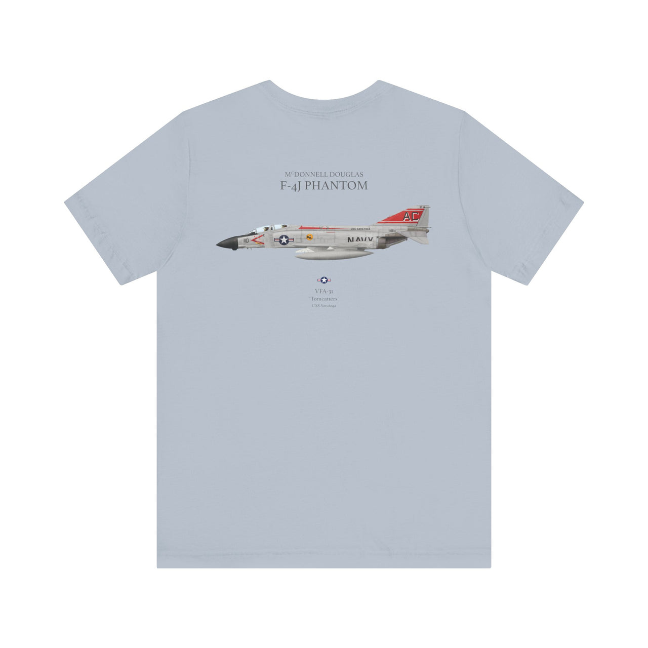 F-4J Phantom 'Tomcatters' - T-shirt printed on back