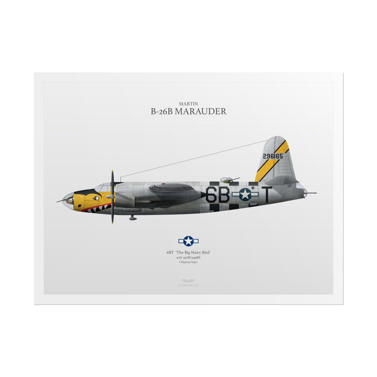 Martin B-26B Marauder -  Rolled Poster