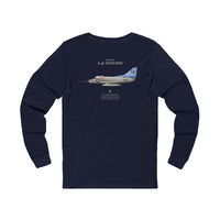 Thumbnail for A-4C Skyhawk - Long Sleeve Tee printed on back