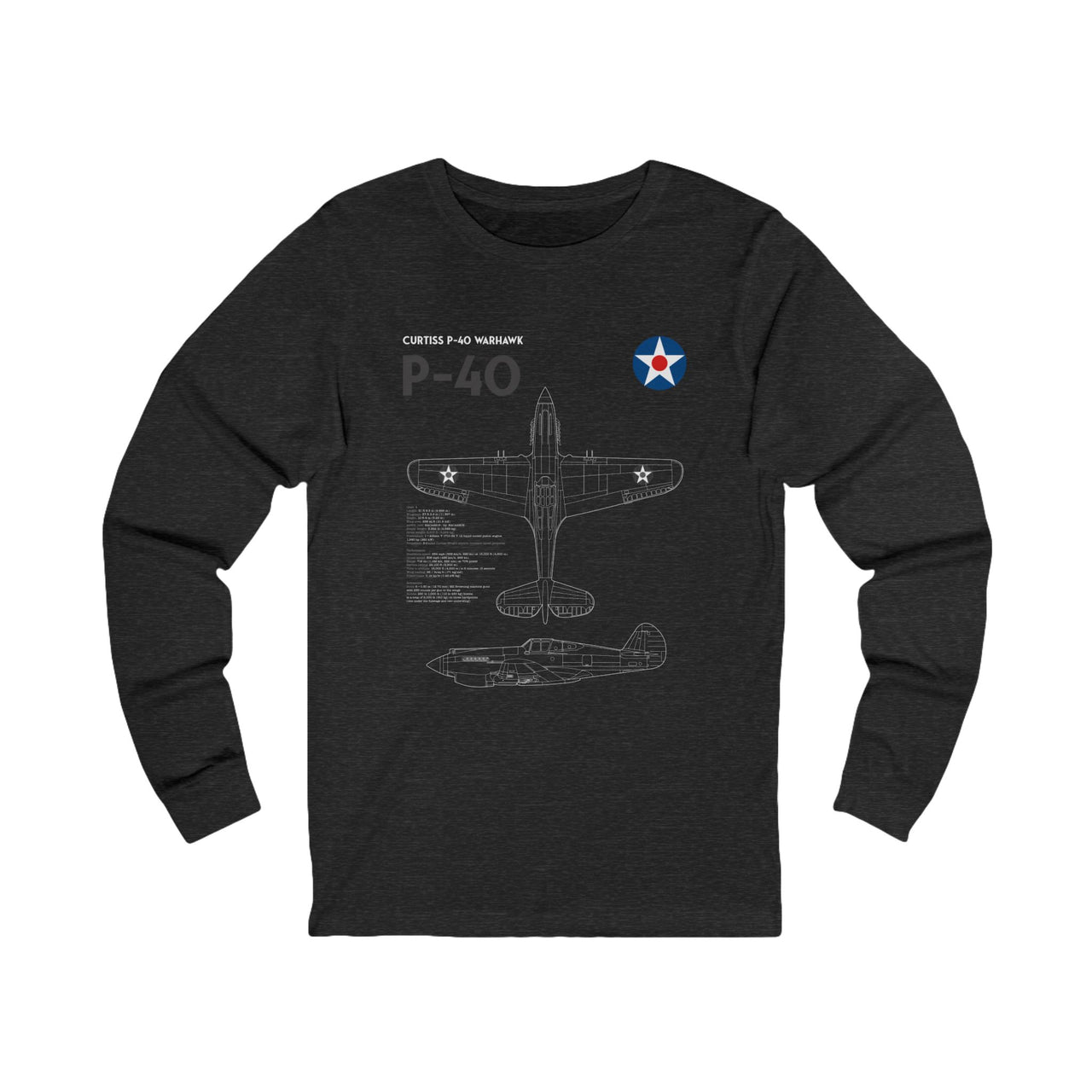 P-40 Warhawk - Long Sleeve Tee