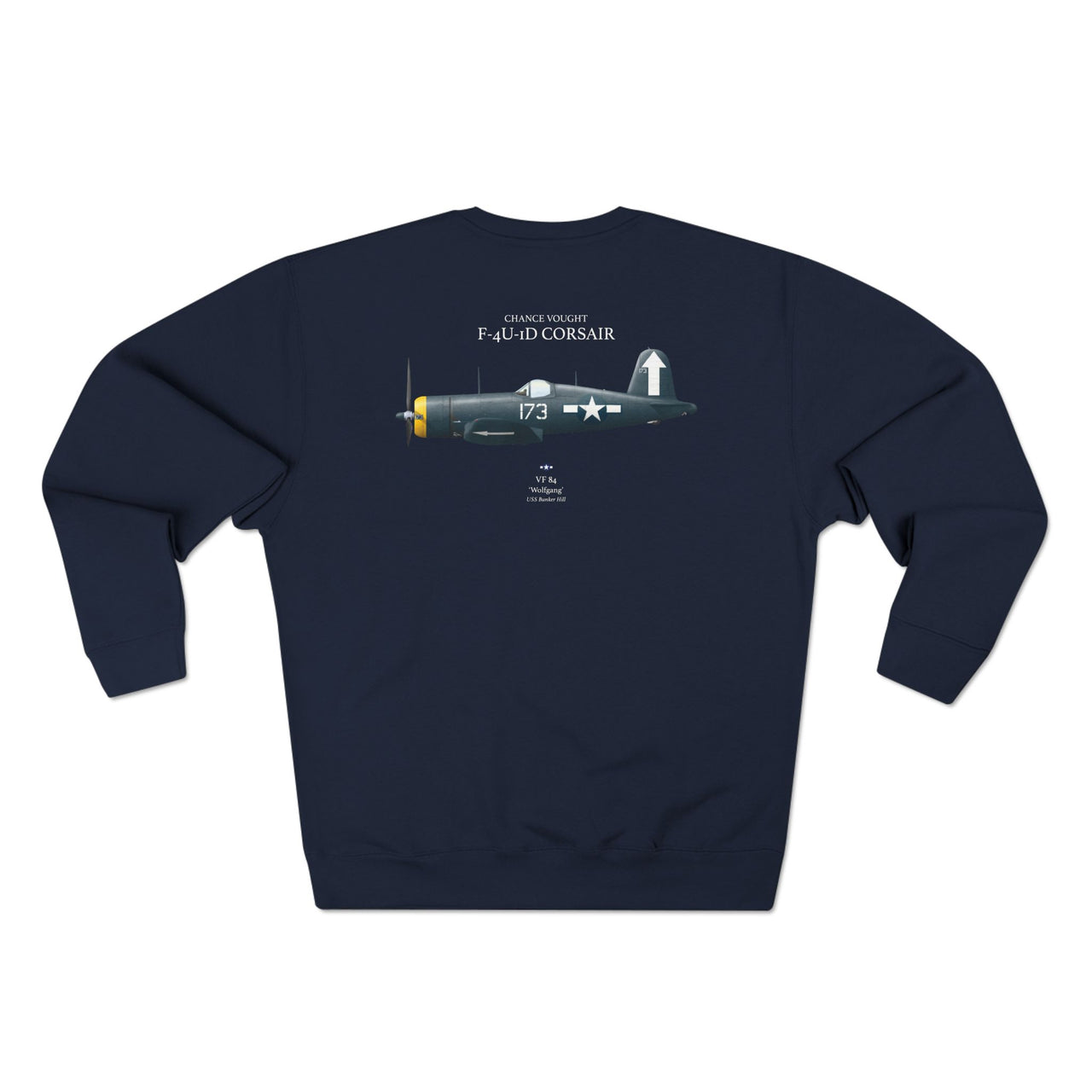 F-4U-ID Corsair - Sweat shirt printed on back