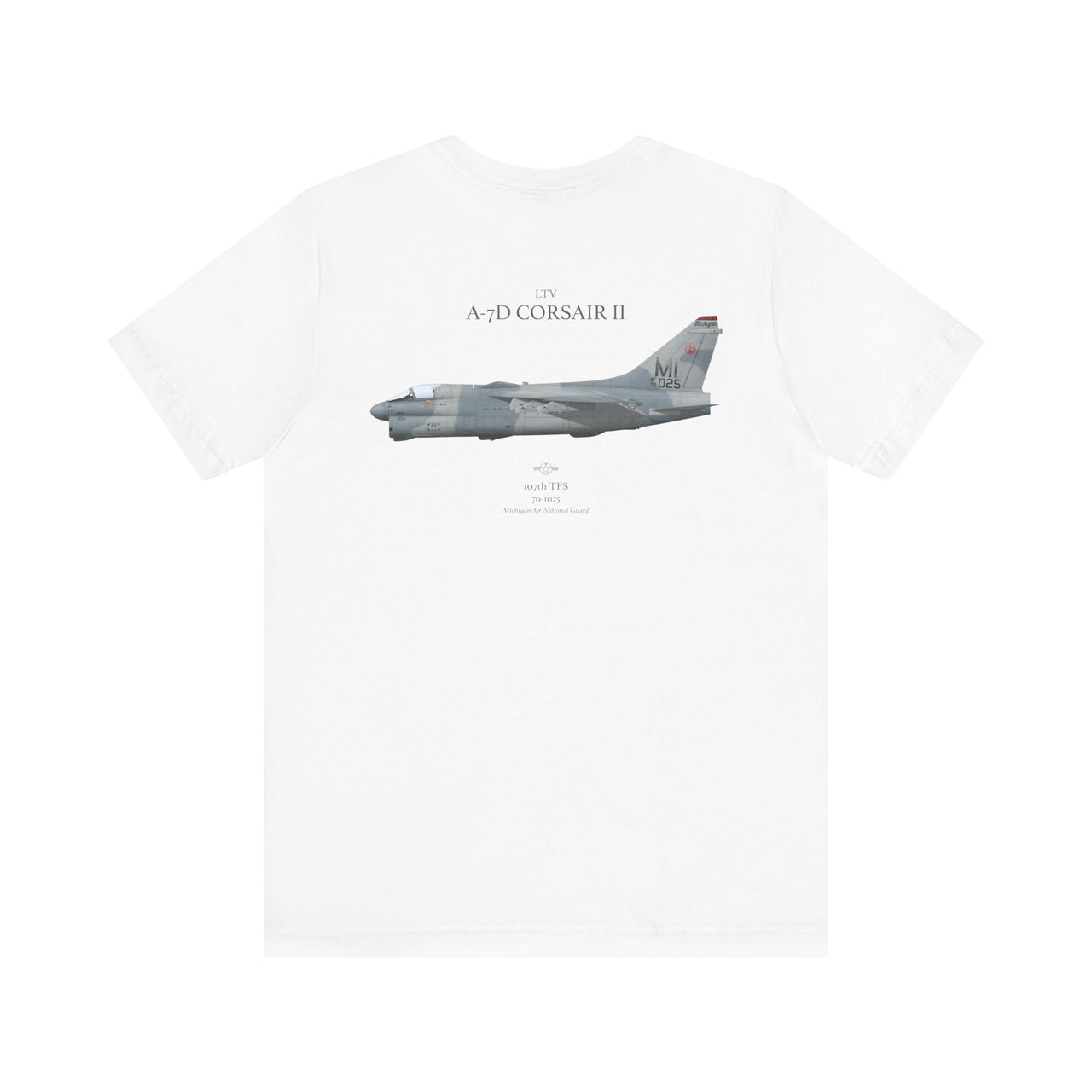 A-7D Corsair II - T-shirt printed on back