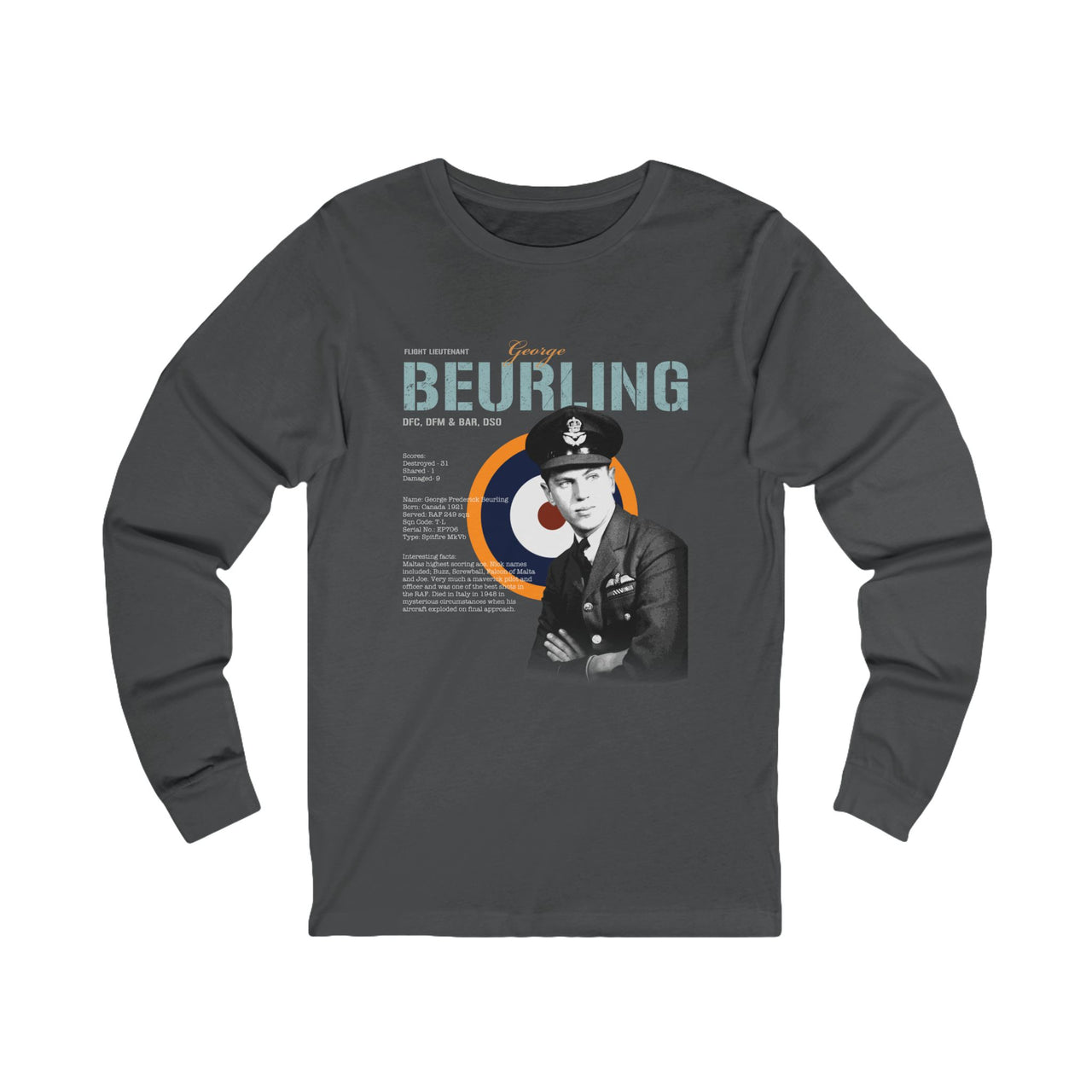 George Beurling - Long Sleeve Tee