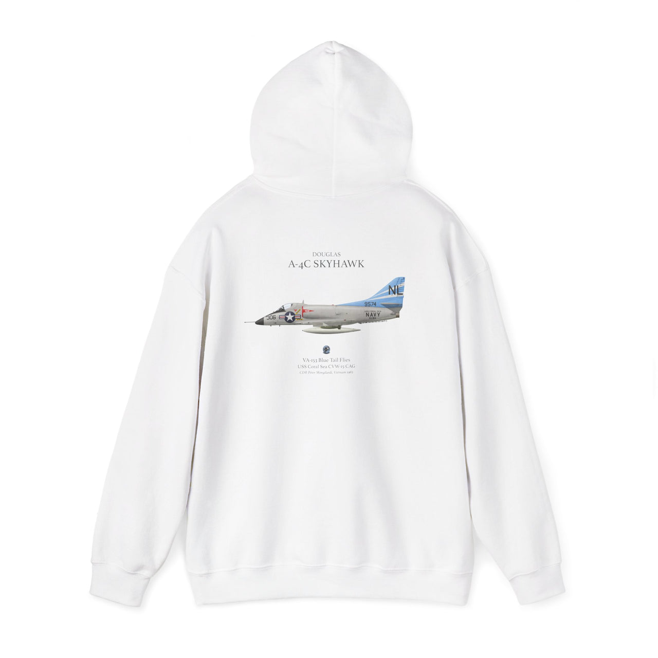 A-4C Skyhawk - Hoodie printed on back