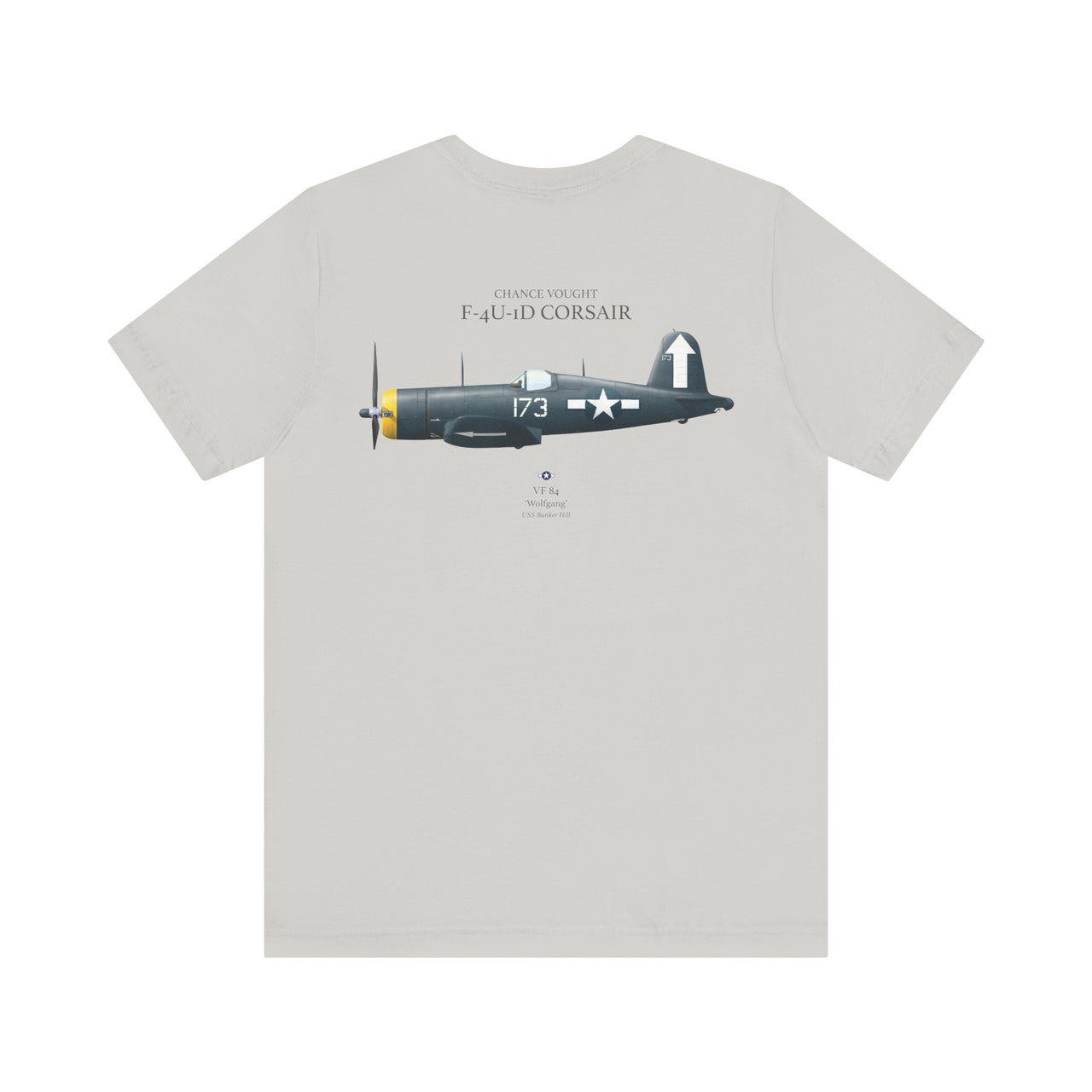 F4U-ID Corsair - T-shirt printed on back