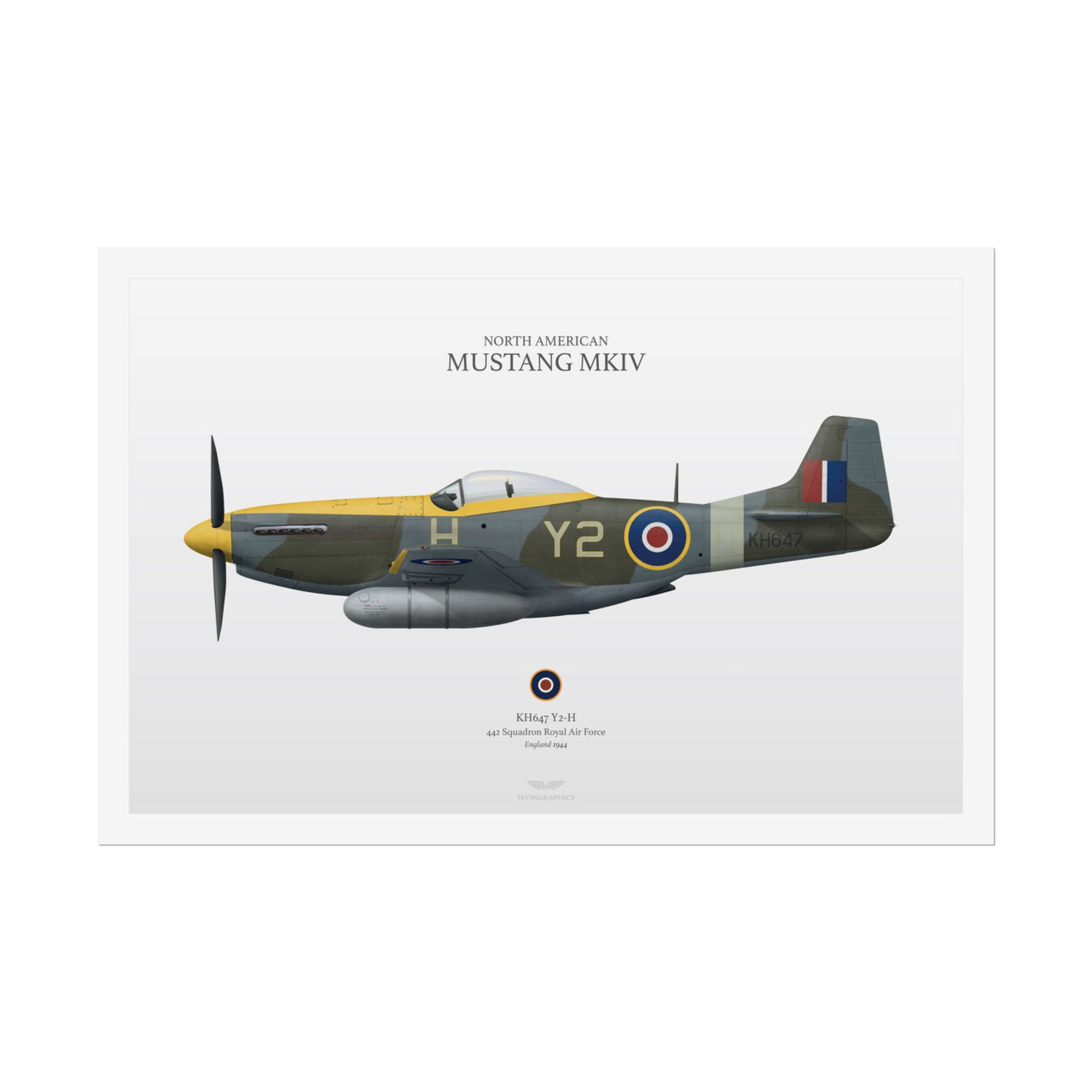 Mustang MKIV -  Rolled Poster