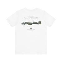 Thumbnail for A-10A Thunderbolt II - T-shirt printed on back