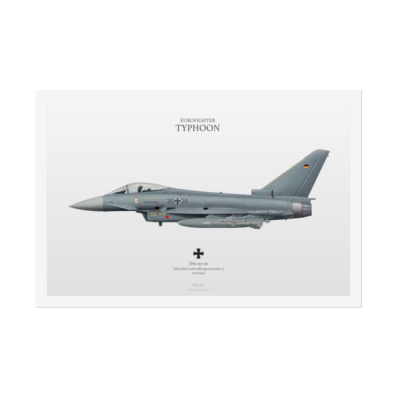 Eurofighter Typhoon Richthofen -  Rolled Poster