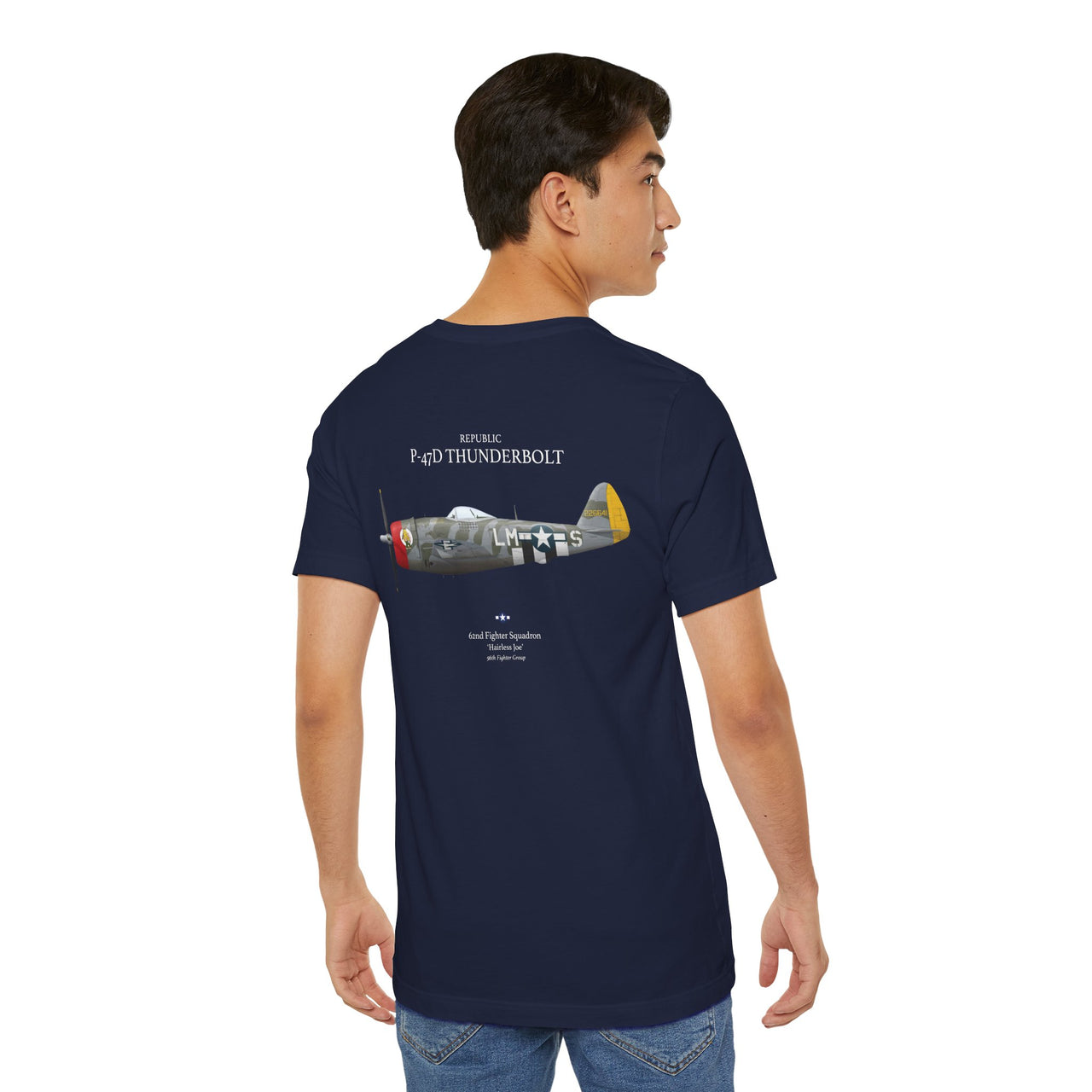 P-47D Thunderbolt - T-shirt printed on back