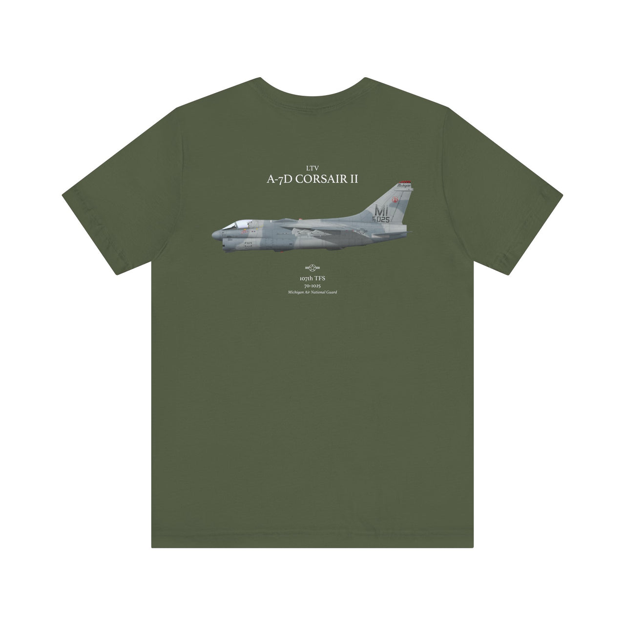 A-7D Corsair II - T-shirt printed on back