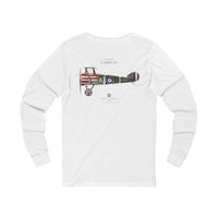 Thumbnail for Sopwith Camel F1 - Long-Sleeve T-shirt printed on back