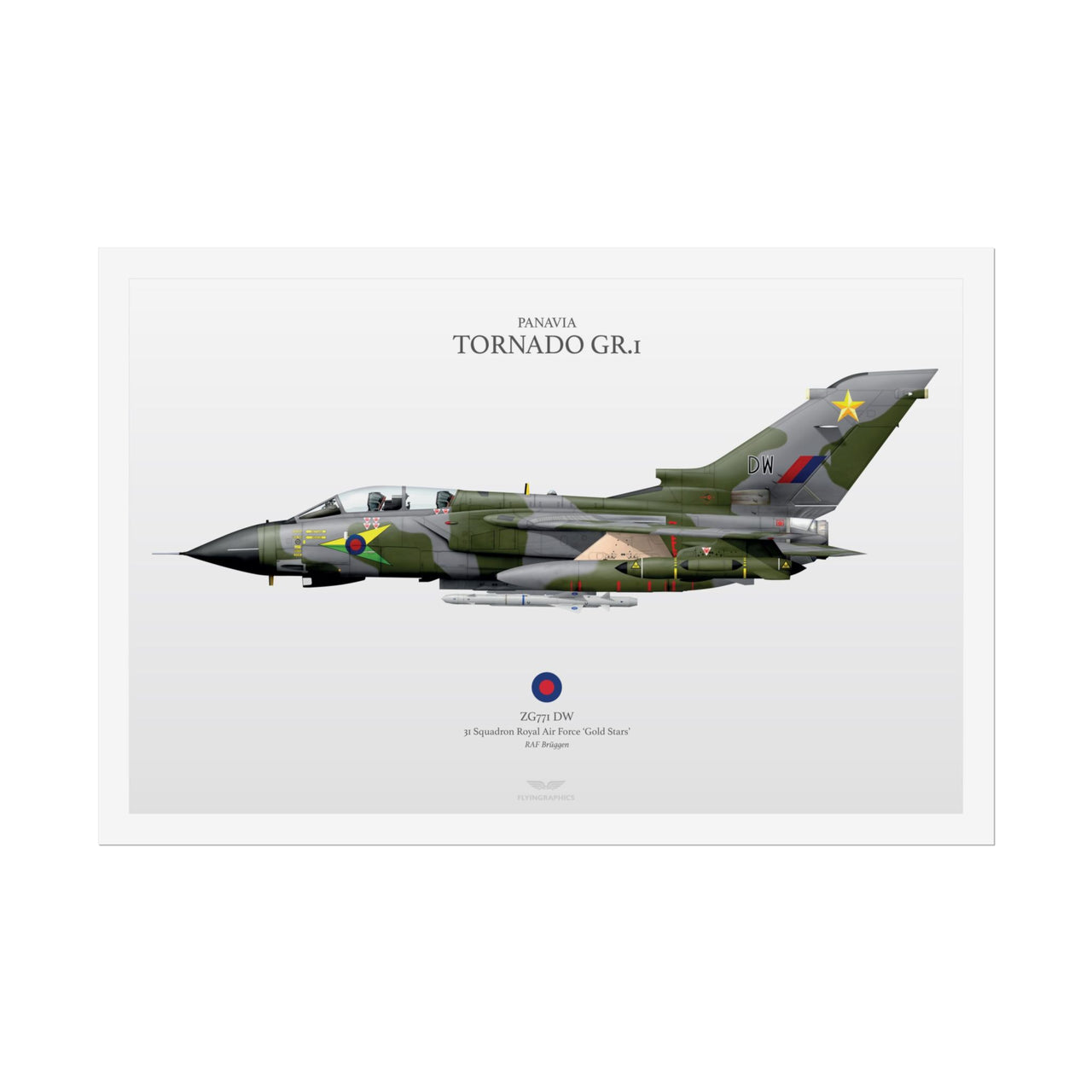 Tornado GR.1 31 SQN -  Rolled Poster