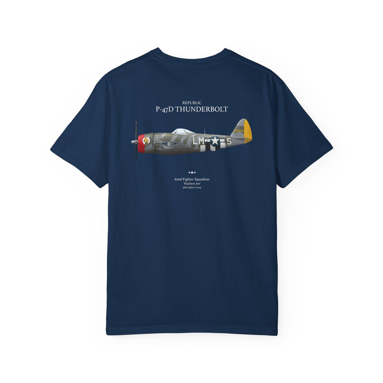 P-47D Thunderbolt - T-shirt printed on back