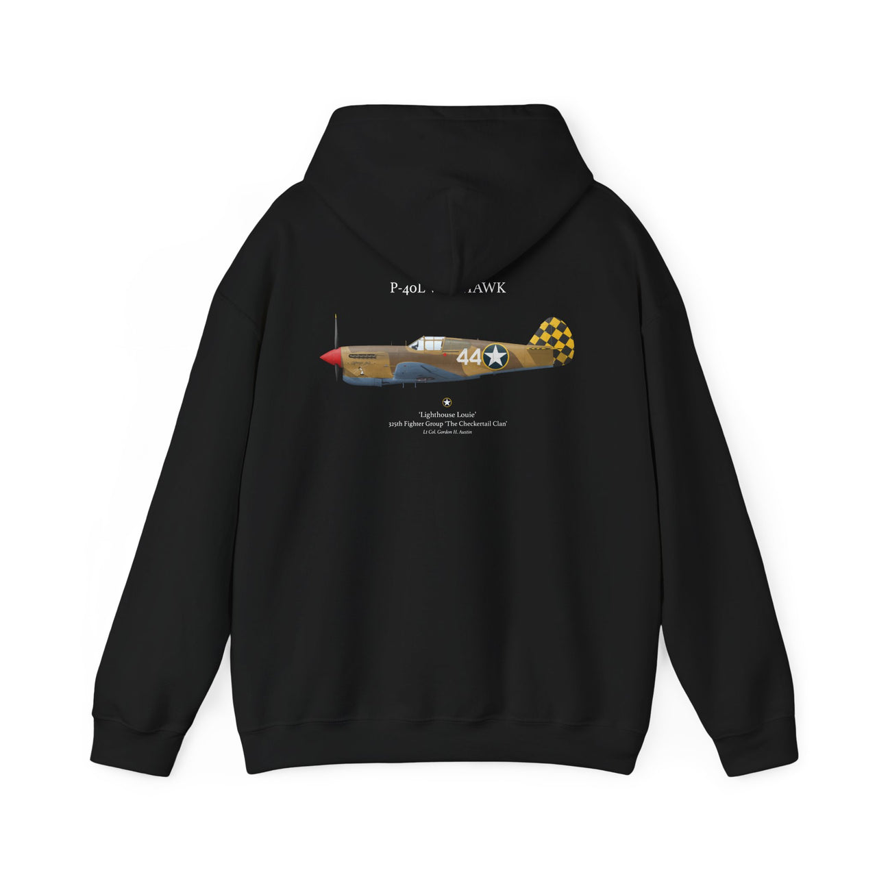 P-40L Warhawk - Hoodie printed on back