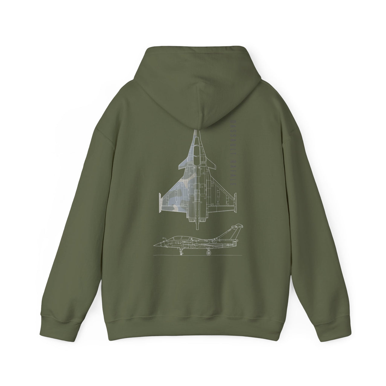 Rafale - Hoodie printed on back