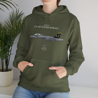 Thumbnail for F/A-18F Super Hornet 'Jolly Rogers'  - Hoodie