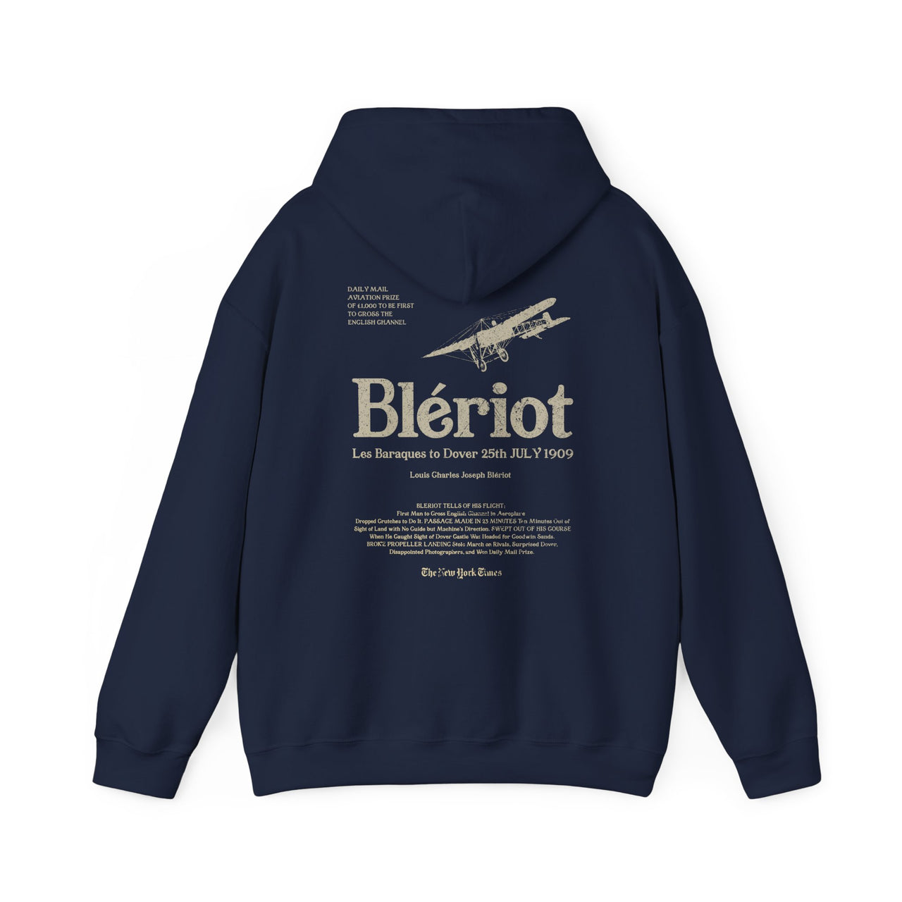 Blériot - Hoodie printed on back
