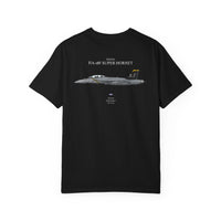 Thumbnail for F/A-18F Super Hornet 'Jolly Rogers' - T-shirt printed on back