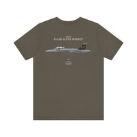 Thumbnail for F/A-18F Super Hornet 'Jolly Rogers' - T-shirt printed on back