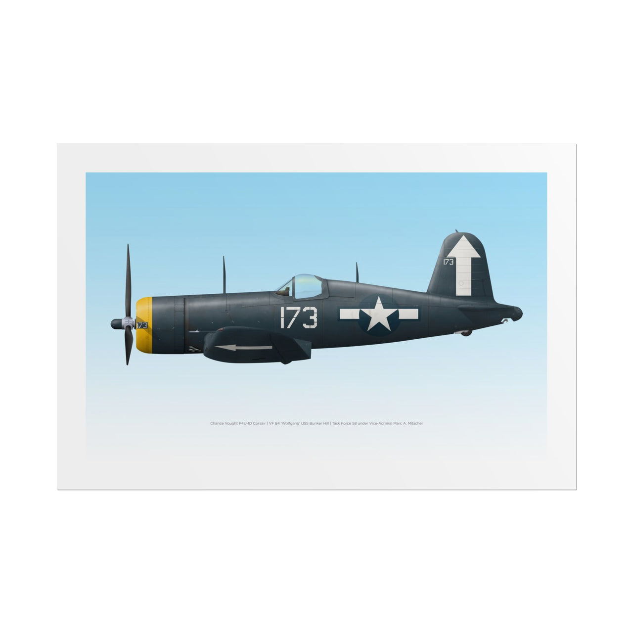 F4U Corsair -  Rolled Poster