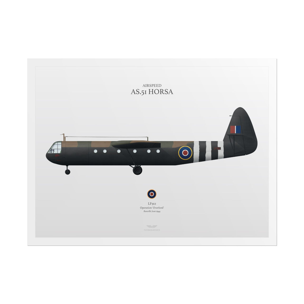 Airspeed AS.51 Horsa -  Rolled Poster