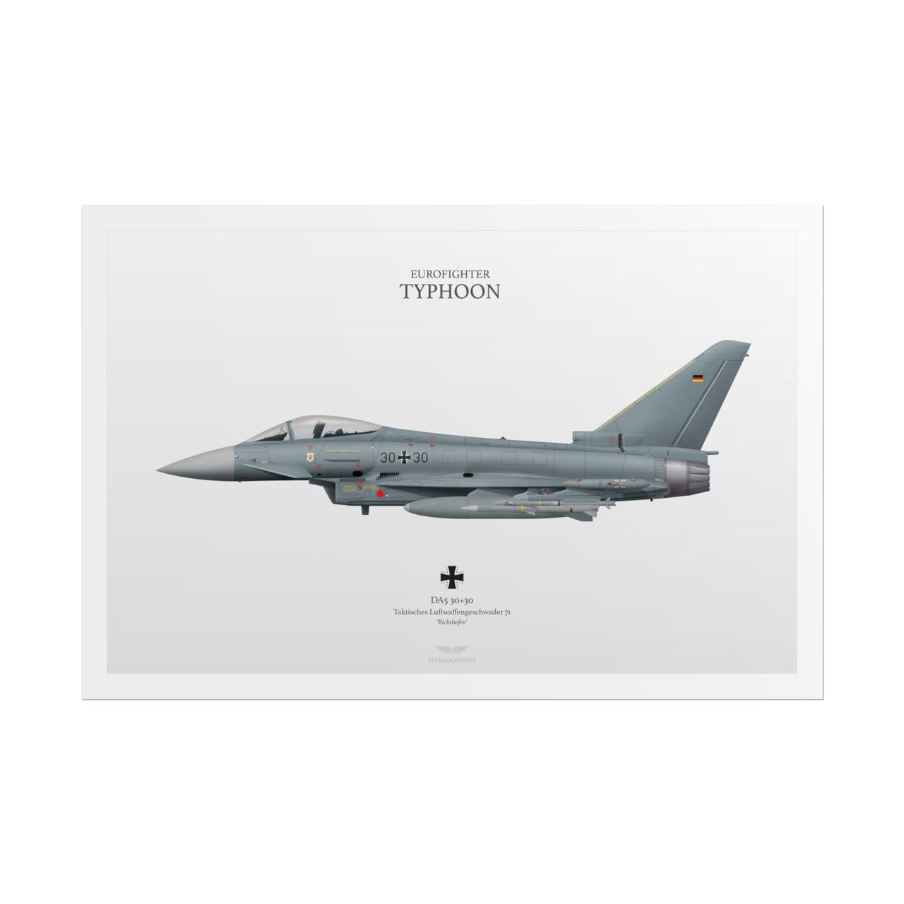 Eurofighter Typhoon Richthofen -  Rolled Poster