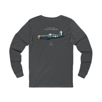 Thumbnail for F4U-ID Corsair - Long Sleeve Tee printed on back
