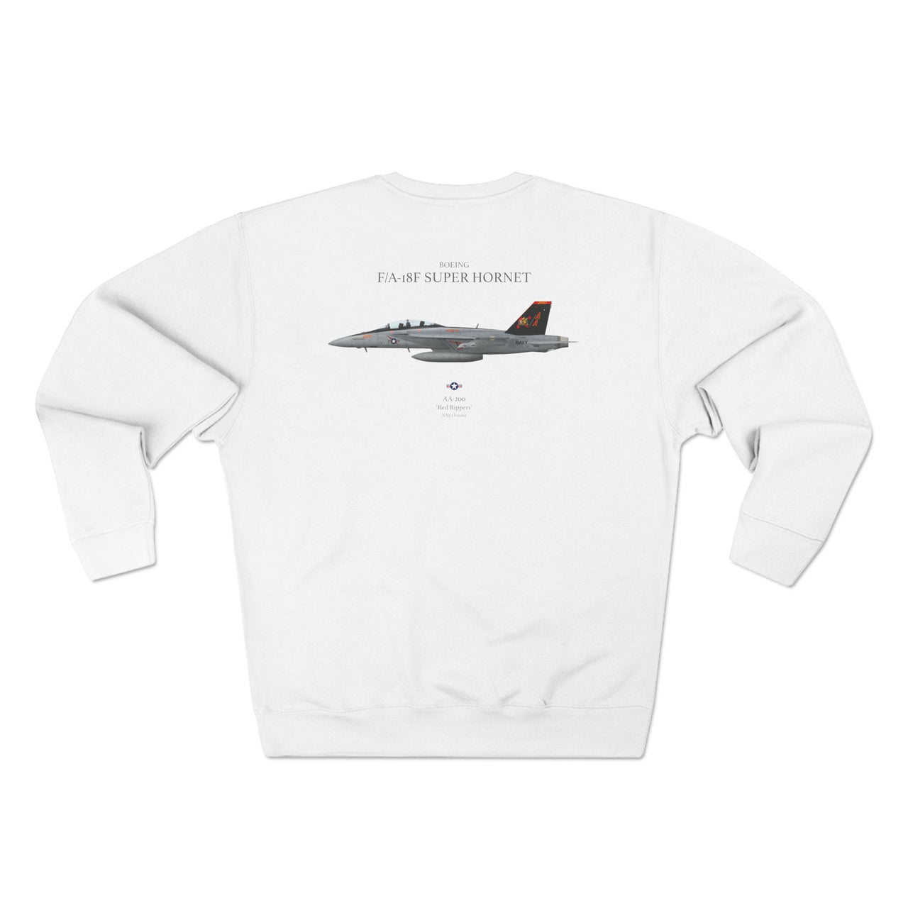 F/A-18F Super Hornet 'Red Rippers' - Sweat shirt printed on back