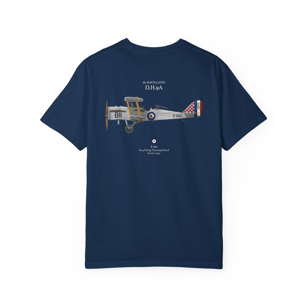 de Havilland D.H.9A - T-shirt printed on back