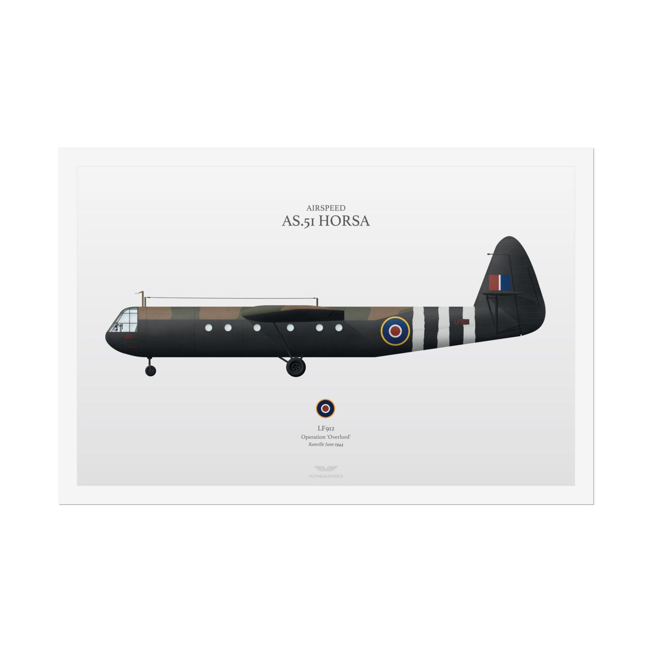 Airspeed AS.51 Horsa -  Rolled Poster