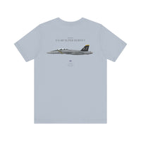 Thumbnail for F/A-18F Super Hornet 'Jolly Rogers' - T-shirt printed on back